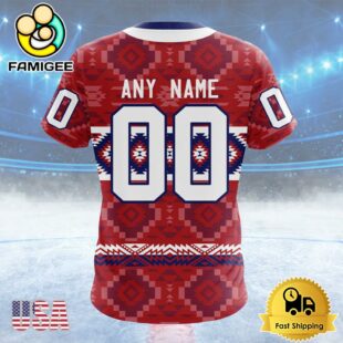 NHL Montreal Canadiens Special Design With Native Pattern Custom T Shirt, Montreal Canadiens Shirt