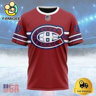 NHL Montreal Canadiens Special Indigenous Design Custom T Shirt, Montreal Canadiens Shirt
