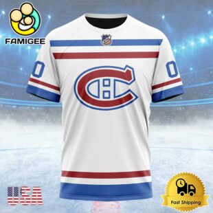 NHL Montreal Canadiens Special Throwback Design Custom T Shirt, Montreal Canadiens Shirt