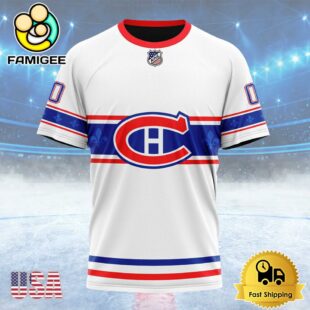NHL Montreal Canadiens Special Whiteout Design Custom T Shirt, Montreal Canadiens Shirt