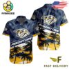 NHL Nashville Predators Coconut Tree Hawaiian Shirt