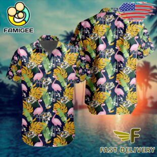 NHL Nashville Predators Flamingo Hawaiian Shirt