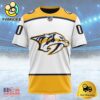 NHL Nashville Predators Personalized Away Kits Custom T Shirt, Nashville Predators Shirt