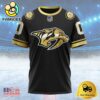 NHL Nashville Predators Special Black And Gold Design Custom T Shirt, Nashville Predators Shirt