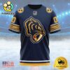 NHL Nashville Predators Special Colour Rush Design Custom T Shirt, Nashville Predators Shirt
