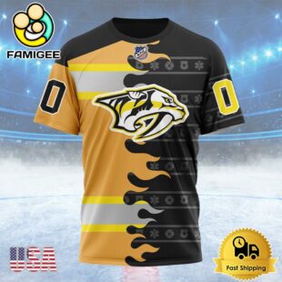 NHL Nashville Predators Special First Responders Design Custom T Shirt, Nashville Predators Shirt