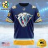 NHL Nashville Predators Special Reverse Retro Design Concept Custom T Shirt, Nashville Predators Shirt
