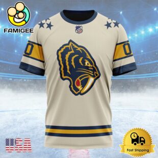 NHL Nashville Predators Special Throwback Design Custom T Shirt, Nashville Predators Shirt