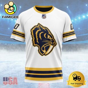 NHL Nashville Predators Special Whiteout Design Custom T Shirt, Nashville Predators Shirt