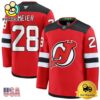 NHL New Jersey Devils Timo Meier Red Limited Hockey Jersey, New Jersey Devils Jersey