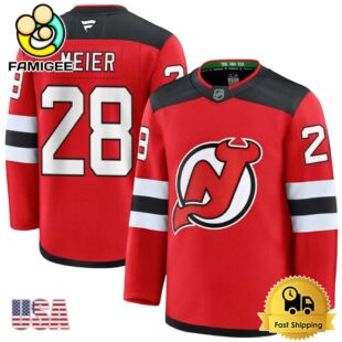 NHL New Jersey Devils Timo Meier Red Limited Hockey Jersey, New Jersey Devils Jersey