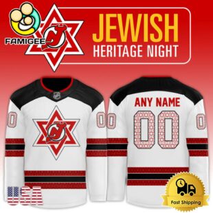 NHL New Jersey Devils x Jewish Heritage Night Hockey Jersey