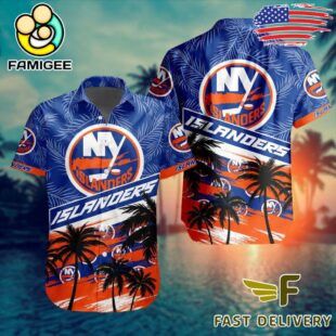 NHL New York Islanders Coconut Tree Hawaiian Shirt