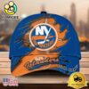 NHL New York Islanders Dynamic Hockey Emblem Custom Name 3D Printed Cap