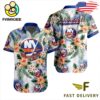 NHL New York Islanders Hibiscus Hawaiian Shirt