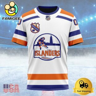 NHL New York Islanders Personalized Heritage Design Custom T Shirt, New York Islanders Shirt