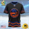 NHL New York Islanders Special Blackout Design Custom T Shirt, New York Islanders Shirt
