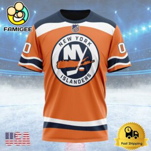 NHL New York Islanders Special Bold Design Custom T Shirt, New York Islanders Shirt