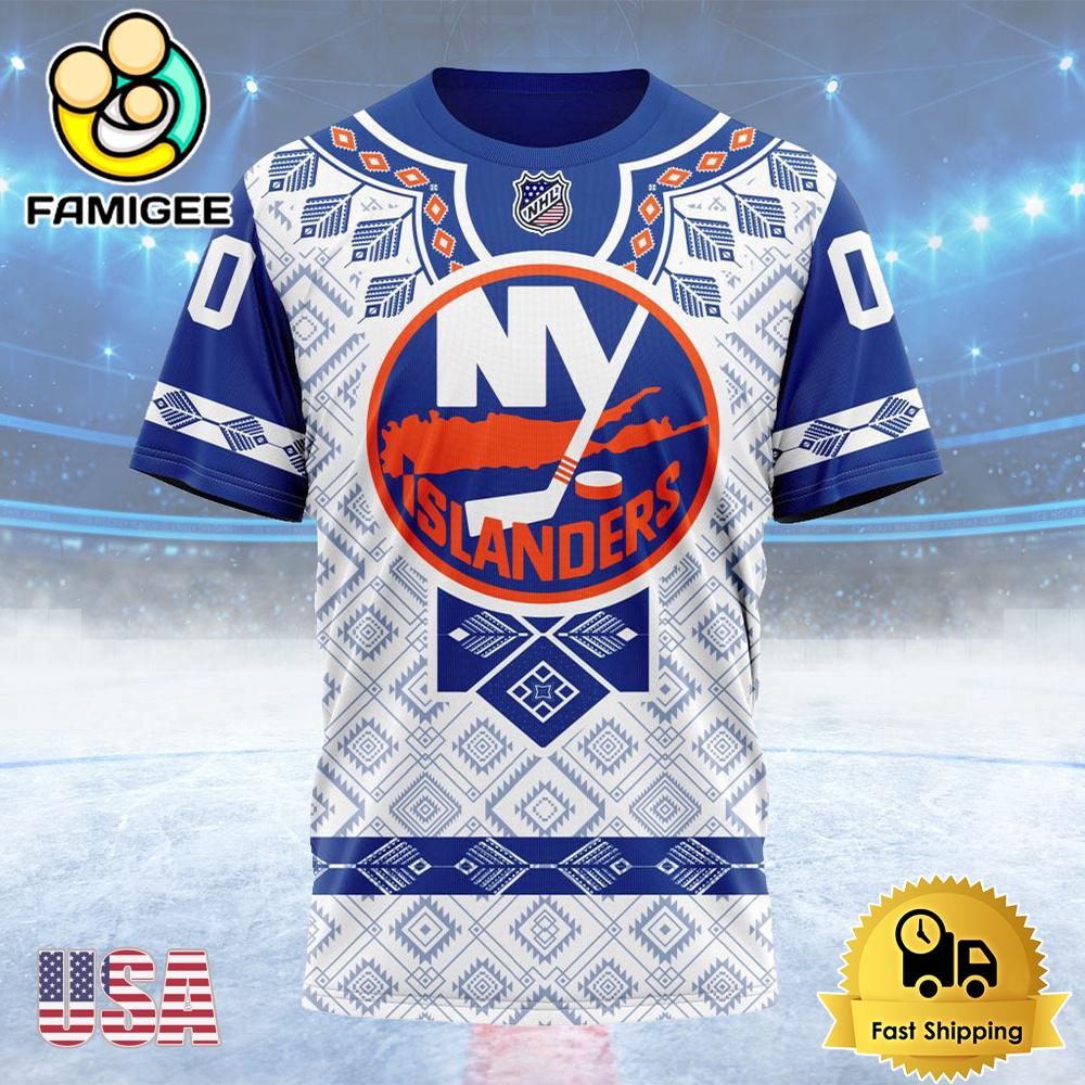 NHL New York Islanders Special Native Heritage Design Custom T Shirt, New York Islanders Shirt