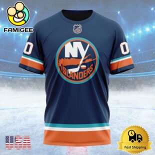 NHL New York Islanders Special Throwback Design Custom T Shirt, New York Islanders Shirt