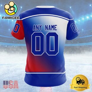 NHL New York Rangers New Gradient Series Concept Custom T Shirt, New York Rangers Shirt