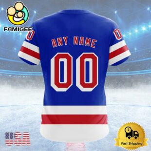 NHL New York Rangers Personalized Home Kits Custom T Shirt, New York Rangers Shirt