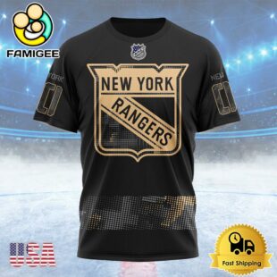 NHL New York Rangers Personalized Military Appreciation Design Custom T Shirt, New York Rangers Shirt