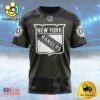 NHL New York Rangers Special Black Camo Design For Veterans Day Custom T Shirt, New York Rangers Shirt