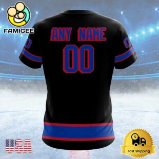NHL New York Rangers Special Blackout Design Custom T Shirt, New York Rangers Shirt