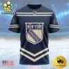 NHL New York Rangers Special Two-tone Design Custom T Shirt, New York Rangers Shirt