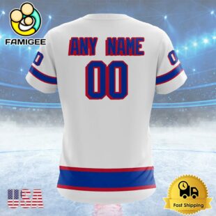 NHL New York Rangers Special Whiteout Design Custom T Shirt, New York Rangers Shirt