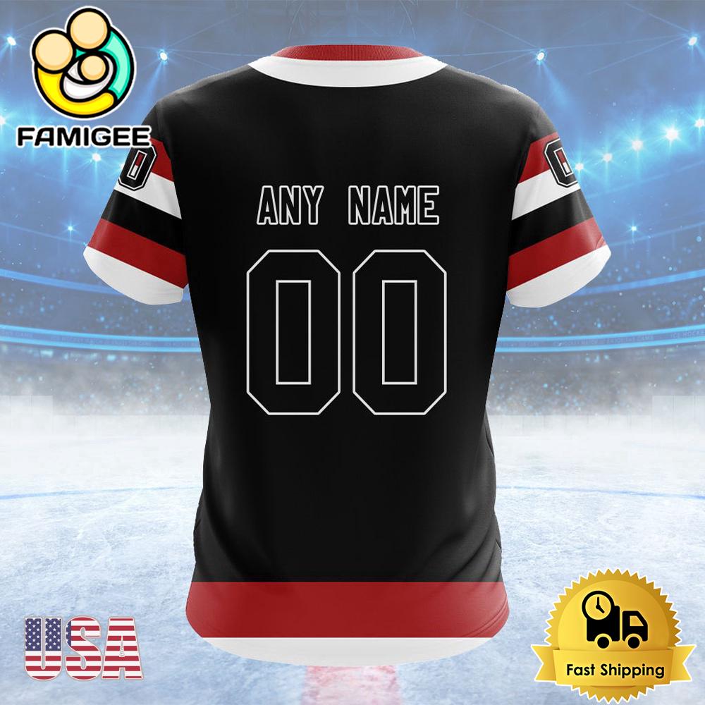 NHL Ottawa Senators Personalized Heritage Design Custom T Shirt, Ottawa Senators Shirt