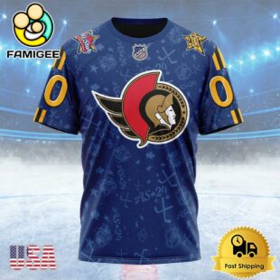 NHL Ottawa Senators Special All-Star Game Design Custom T Shirt, Ottawa Senators Shirt