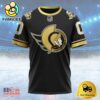 NHL Ottawa Senators Special Black And Gold Design Custom T Shirt, Ottawa Senators Shirt