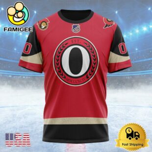 NHL Ottawa Senators Special Bold Design Custom T Shirt, Ottawa Senators Shirt