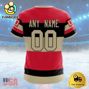 NHL Ottawa Senators Special Throwback Design Custom T Shirt, Ottawa Senators Shirt