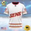 NHL Ottawa Senators Special Whiteout Design Custom T Shirt, Ottawa Senators Shirt