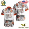 NHL Philadelphia Flyers Floral Hawaiian Shirt