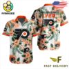 NHL Philadelphia Flyers Hibiscus Hawaiian Shirt