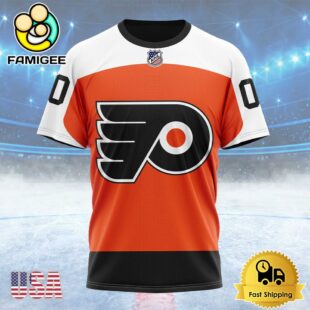 NHL Philadelphia Flyers Personalized Home Kits Custom T Shirt, Philadelphia Flyers Shirt