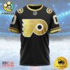 NHL Philadelphia Flyers Special Black And Gold Design Custom T Shirt, Philadelphia Flyers Shirt
