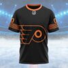 NHL Philadelphia Flyers Special Blackout Design Custom T Shirt, Philadelphia Flyers Shirt