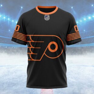 NHL Philadelphia Flyers Special Blackout Design Custom T Shirt, Philadelphia Flyers Shirt