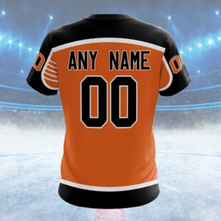 NHL Philadelphia Flyers Special Colour Rush Design Custom T Shirt, Philadelphia Flyers Shirt