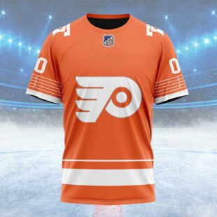 NHL Philadelphia Flyers Special Two-tone Design Custom T Shirt, Philadelphia Flyers Shirt