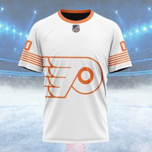 NHL Philadelphia Flyers Special Whiteout Design Custom T Shirt, Philadelphia Flyers Shirt