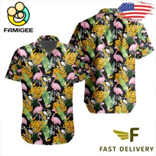 NHL Pittsburgh Penguins Flamingo Hawaiian Shirt