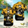 NHL Pittsburgh Penguins Hockey Mascot Custom Name Hawaiian Shirt