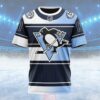 NHL Pittsburgh Penguins New Gradient Series Concept Custom T Shirt, Pittsburgh Penguins Shirt