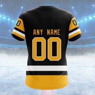 NHL Pittsburgh Penguins Personalized Home Kits Custom T Shirt, Pittsburgh Penguins Shirt